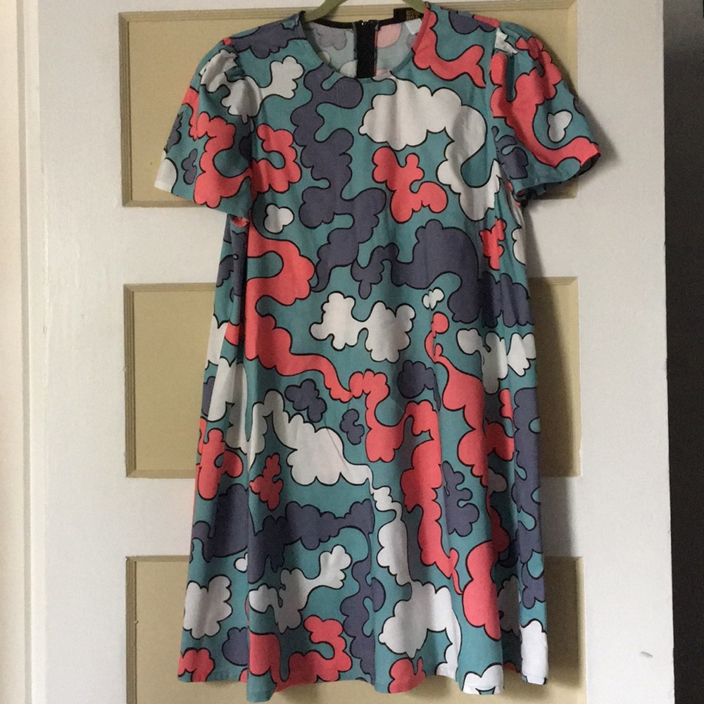 NWOT Nooworks Molly smock dress in “Puffs”
